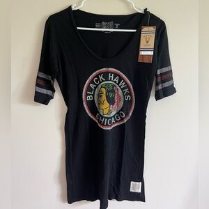 Chicago Blackhawks v neck top